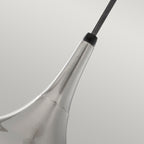 Beso 1-Light Medium Pendant (Brushed Steel)