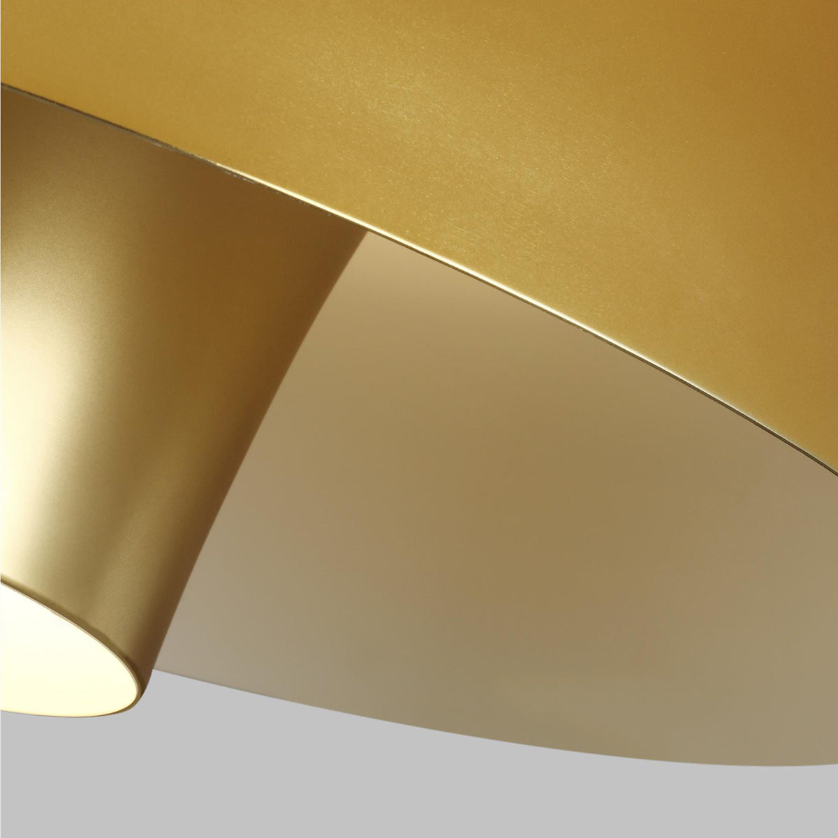 Brisbin 1-Light Pendant (Burnished Brass & White)