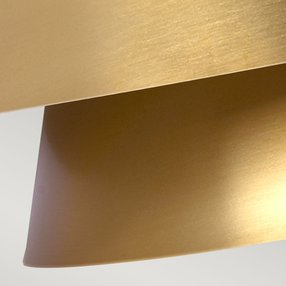Brisbin 1-Light Pendant (Burnished Brass & White)