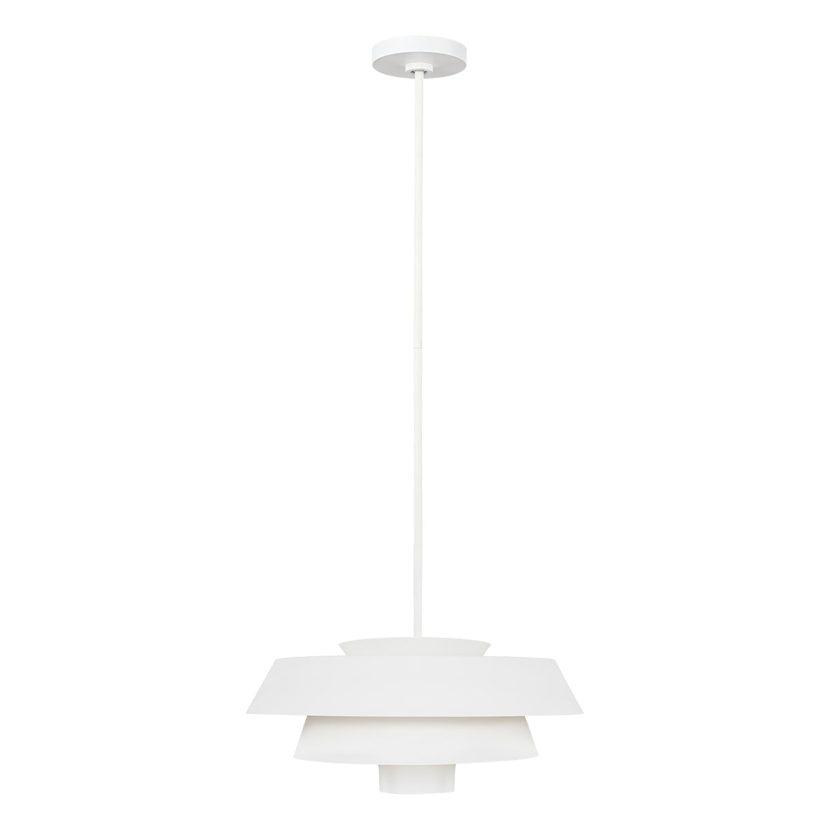 Brisbin 1-Light Pendant (Matte White)