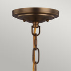 Cadence 2-Light Pendant (Dark Antique Brass/Matte Black)