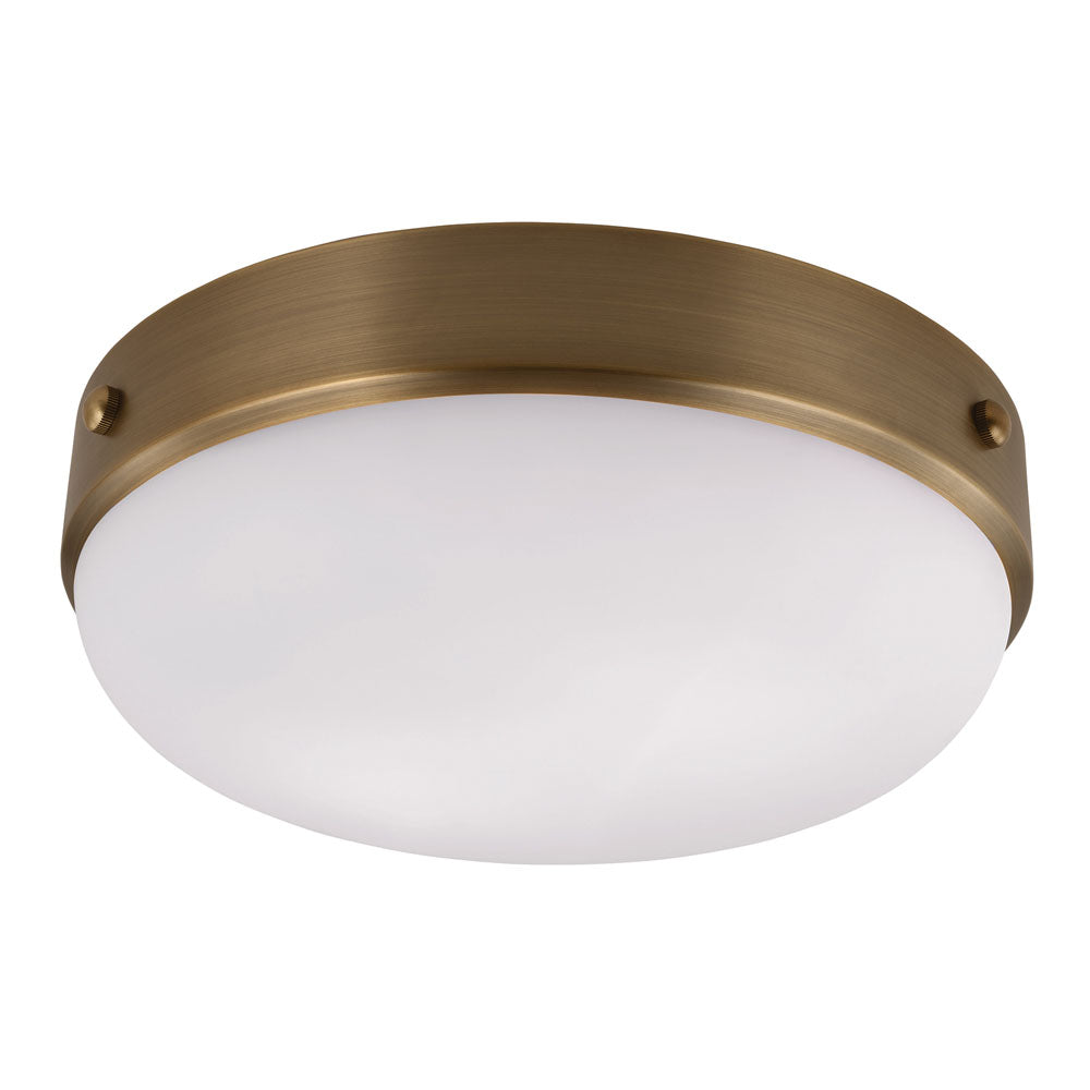 Cadence 2-Light Flush Mount (Dark Antique Brass)