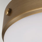 Cadence 2-Light Flush Mount (Dark Antique Brass)