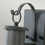 Chelsea Harbor 1-Light Wall Lantern (Storm Cloud Gray)