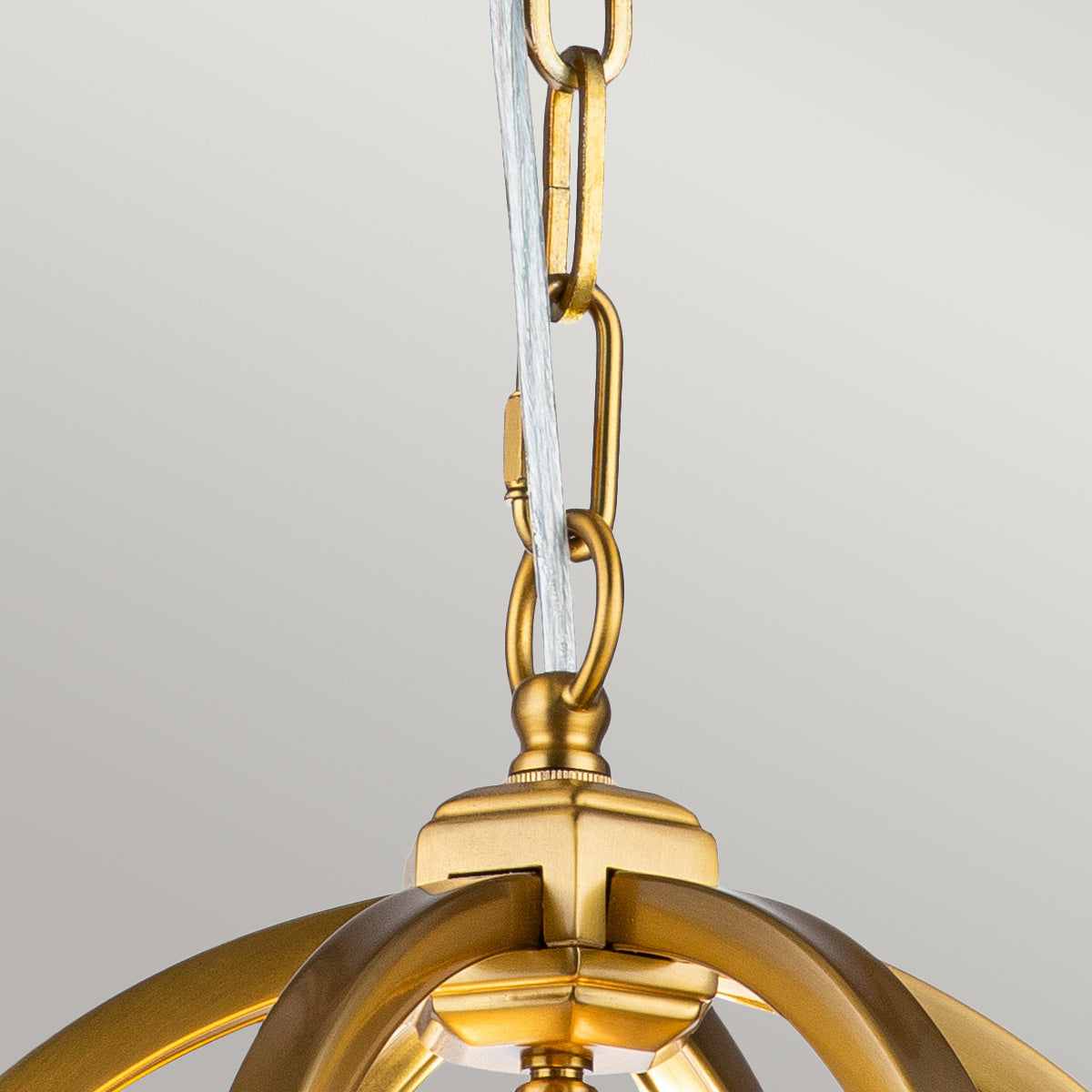 Corinne 3-Light Small Pendant (Burnished Brass)