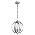 Corinne 3-Light Small Pendant (Modern Orb with Inlay Crystal)