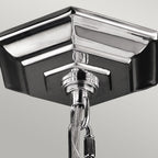 Corinne 3-Light Small Pendant (Modern Orb with Inlay Crystal)