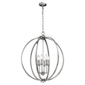 Corinne 6-Light Pendant (Modern Orb with Inlay Crystal)