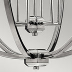 Corinne 6-Light Pendant (Modern Orb with Inlay Crystal)