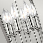 Corinne 6-Light Pendant (Modern Orb with Inlay Crystal)