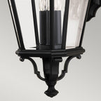 Cotswold Lane 3-Light Large Black Wall Lantern