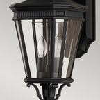 Cotswold Lane 2-Light Medium Black Wall Lantern