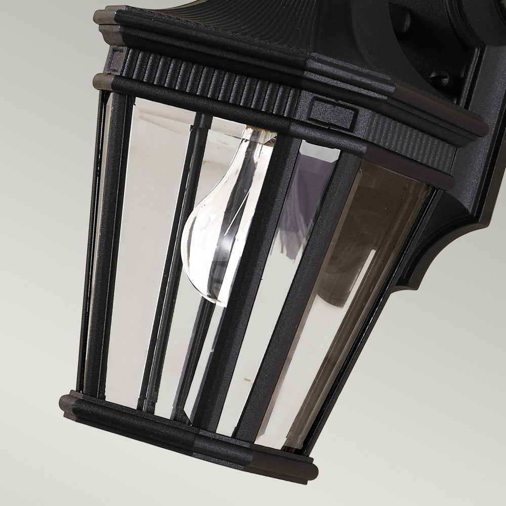 Cotswold Lane 1-Light Small Black Wall Lantern