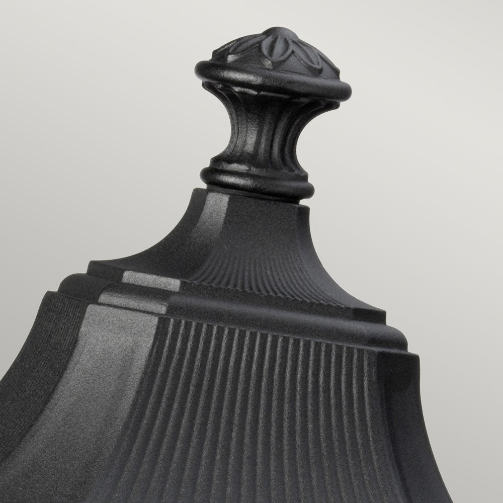 Cotswold Lane 3-Light Large Black Pedestal Lantern