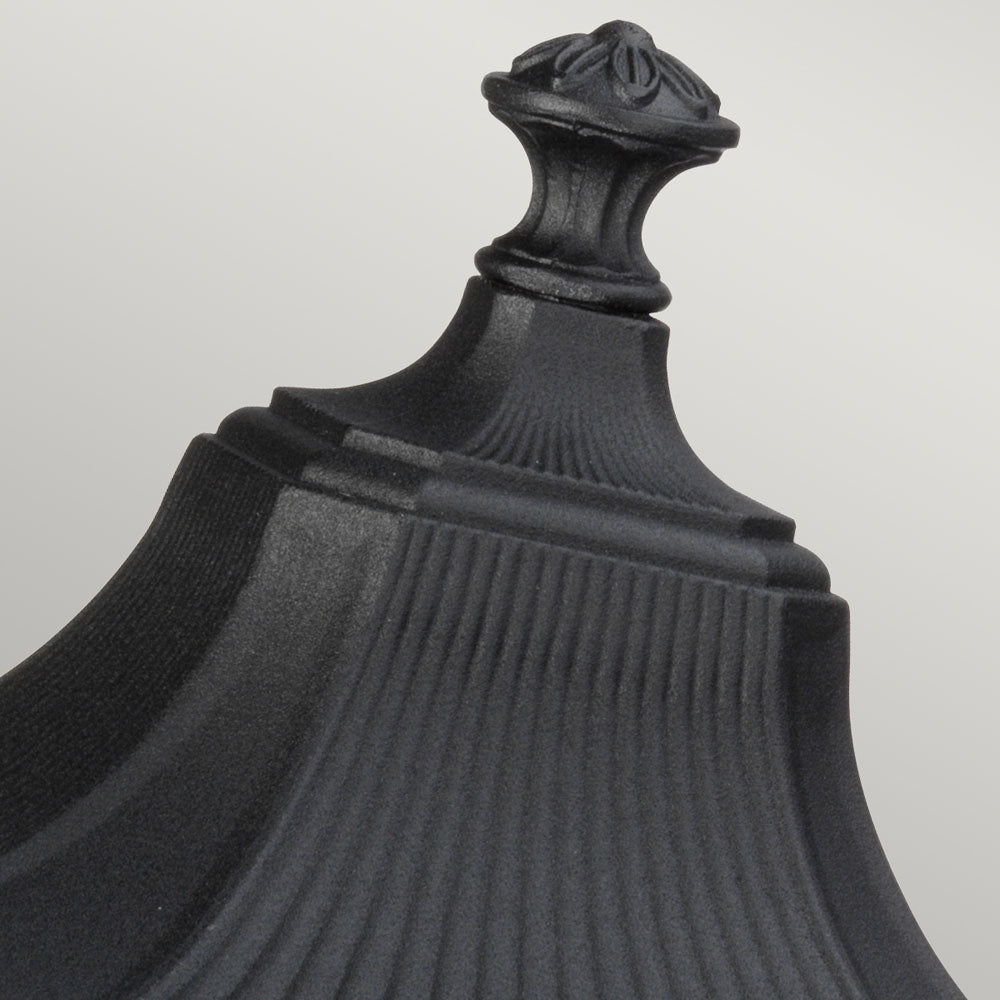 Cotswold Lane 2-Light Medium Black Pedestal Lantern