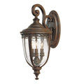 English Bridle 3 Light Medium Wall Lantern - British Bronze