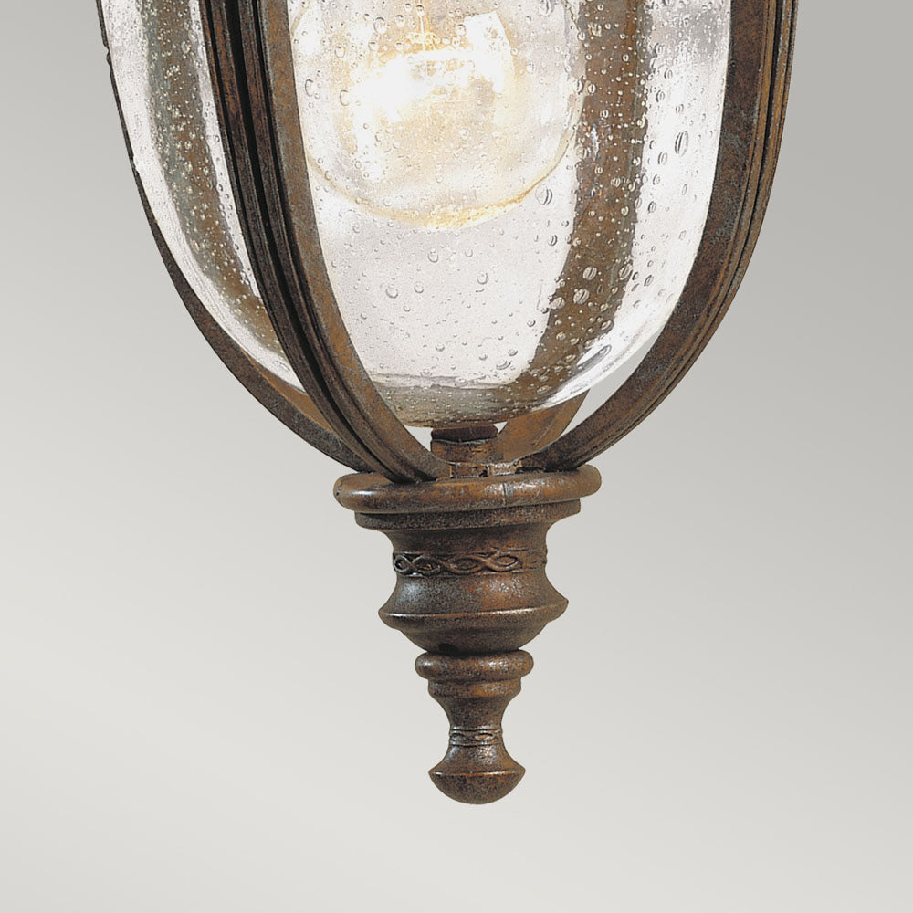 English Bridle 1 Light Small Wall Lantern - British Bronze