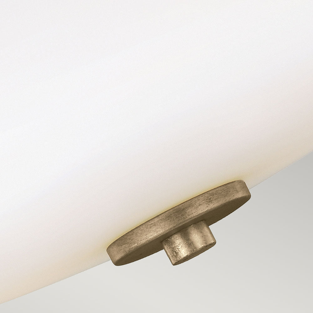 Evington 2 Light Semi-Flush - Sunset Gold