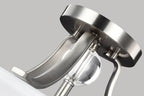 Evington 2 Light Semi-Flush - Satin Nickel