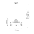 Fusion 3lt Large Pendant