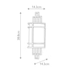 Fusion 1lt Wall Light