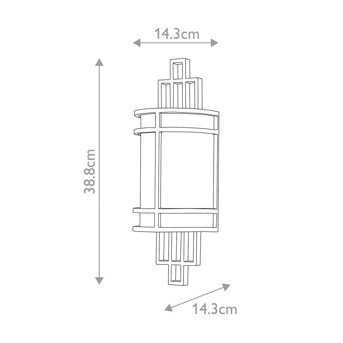 Fusion 1lt Wall Light
