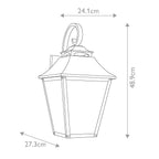 Galena 3 Light Large Wall Lantern
