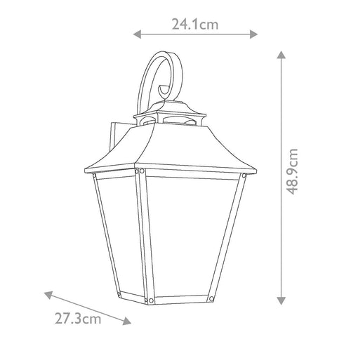 Galena 3 Light Large Wall Lantern