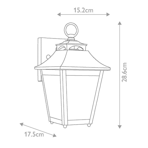 Galena 1 Light Small Wall Lantern