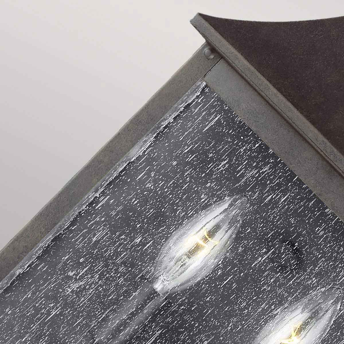 Galena 2 Light Half Lantern
