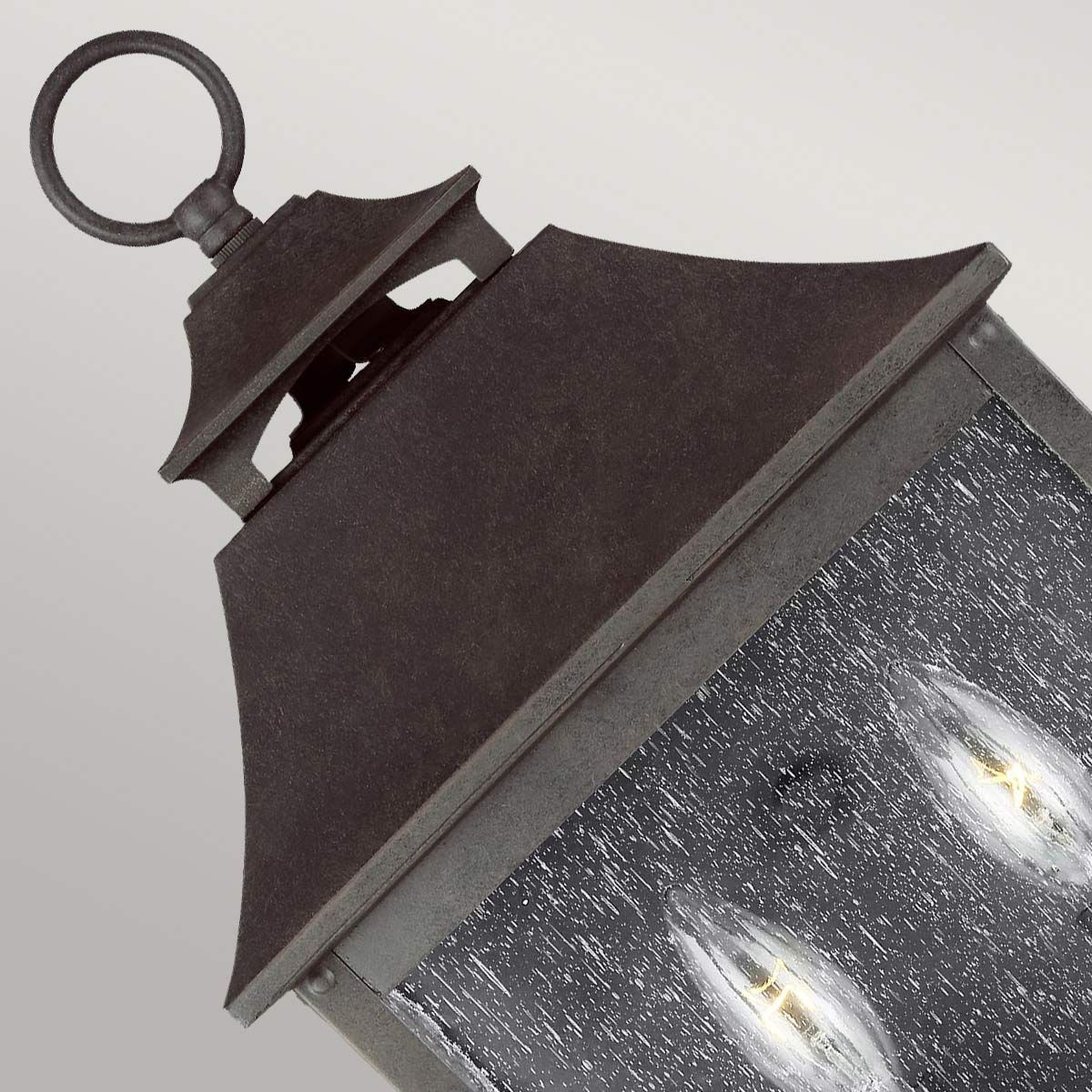 Galena 2 Light Half Lantern