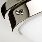 Gravity 2 Light Flush Light - Polished Nickel