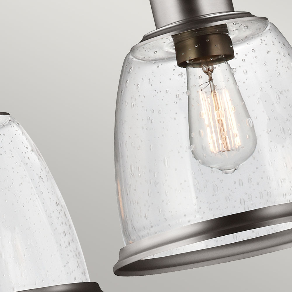 Hobson 3 Light Island Chandelier Satin Nickel