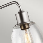 Hobson 3 Light Island Chandelier Satin Nickel