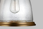 Hobson 1 Light Medium Pendant Aged Brass