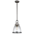 Hobson 1 Light Medium Pendant Satin Nickel