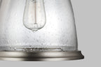 Hobson 1 Light Medium Pendant Satin Nickel