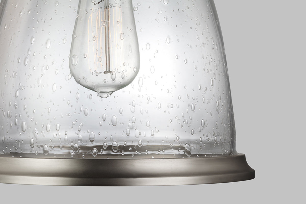 Hobson 1 Light Medium Pendant Satin Nickel
