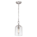 Hounslow 1 Light Mini Pendant Polished Nickel