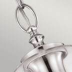 Hounslow 1 Light Mini Pendant Polished Nickel