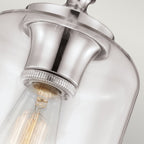 Hounslow 1 Light Mini Pendant Polished Nickel