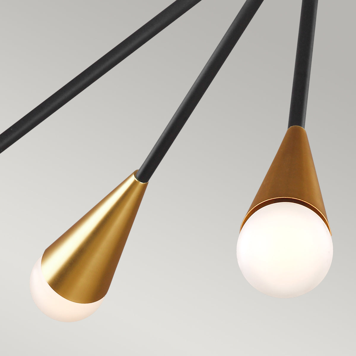 Jax 10 Light Chandelier - Midnight Black