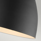 Joan 1 Light Wall Light - Midnight Black & Burnished Brass