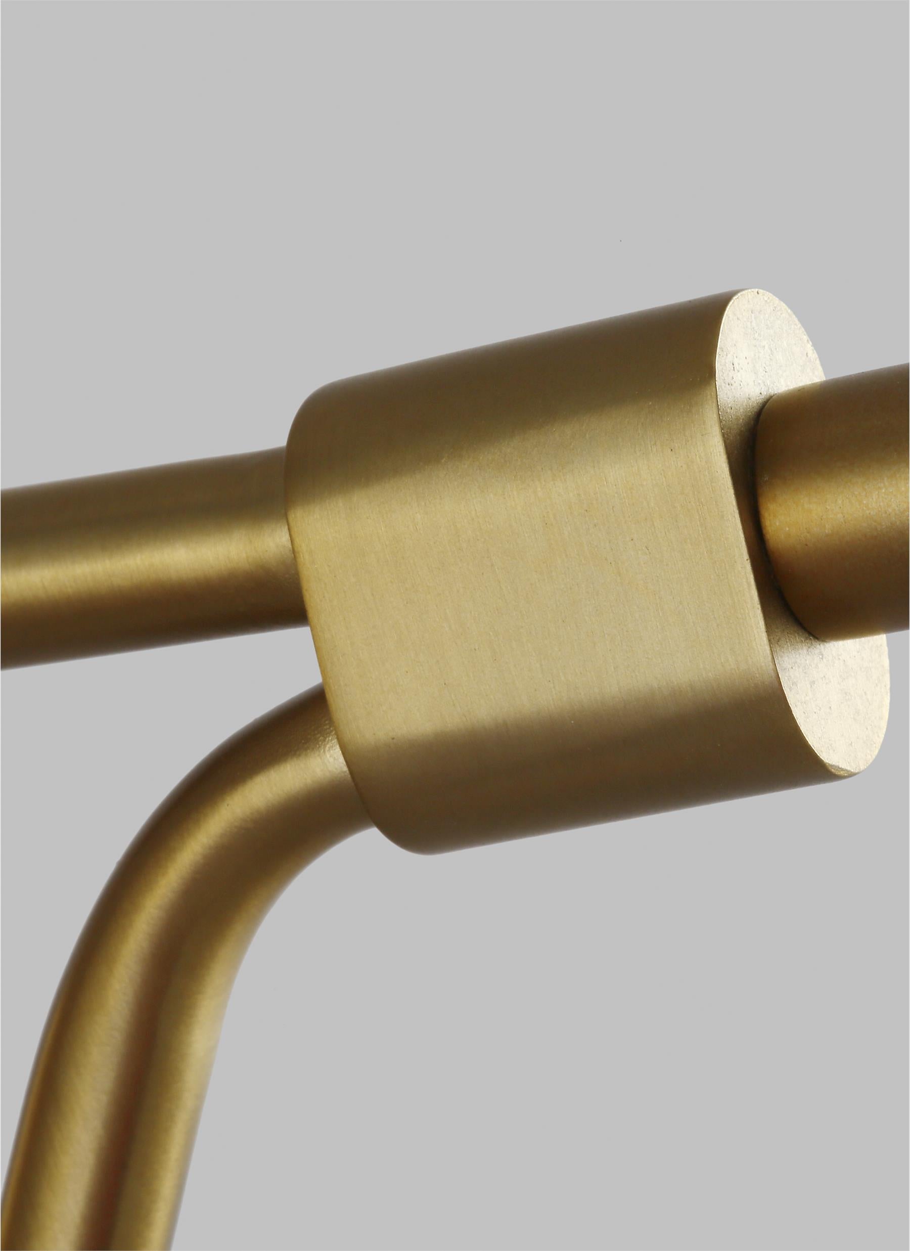 Joan 1 Light Wall Light - Midnight Black & Burnished Brass