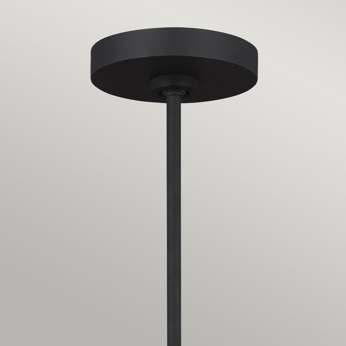 Joan 5 Light Chandelier - Midnight Black & Burnished Brass