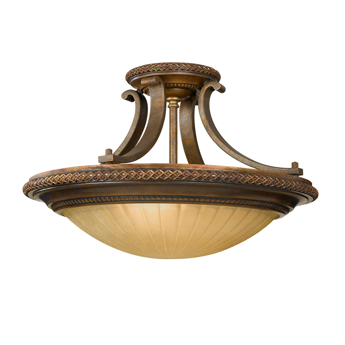Kelham Hall 2 Light Semi-Flush Light