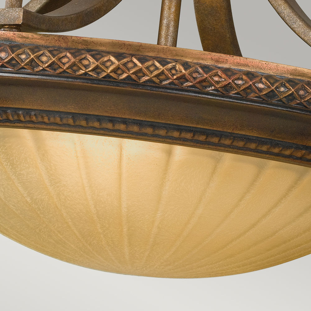 Kelham Hall 2 Light Semi-Flush Light