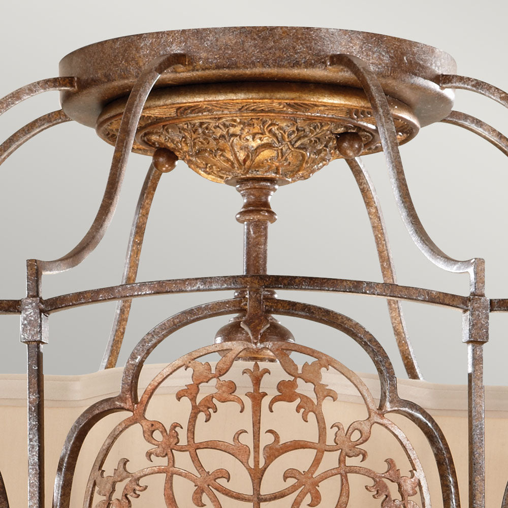 Marcella 3 Light Semi-Flush