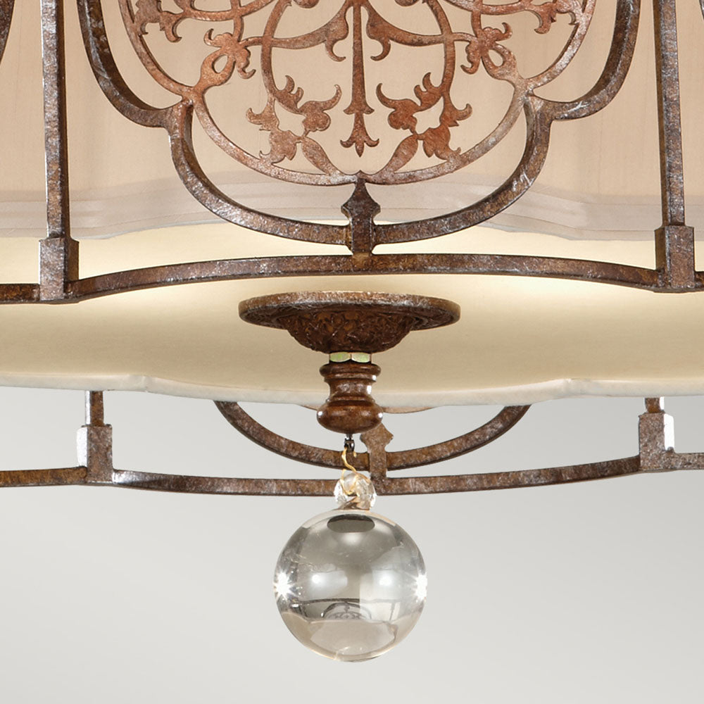 Marcella 3 Light Semi-Flush