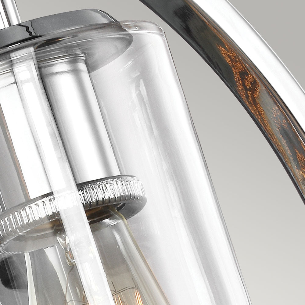 Marlena 1 Light Wall Light Chrome